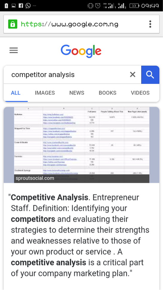 featured snippets